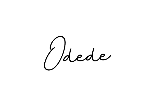 Odede stylish signature style. Best Handwritten Sign (BallpointsItalic-DORy9) for my name. Handwritten Signature Collection Ideas for my name Odede. Odede signature style 11 images and pictures png