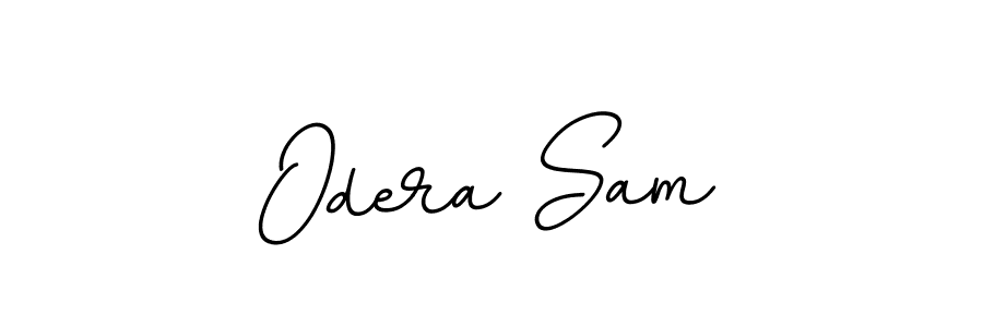 Use a signature maker to create a handwritten signature online. With this signature software, you can design (BallpointsItalic-DORy9) your own signature for name Odera Sam. Odera Sam signature style 11 images and pictures png