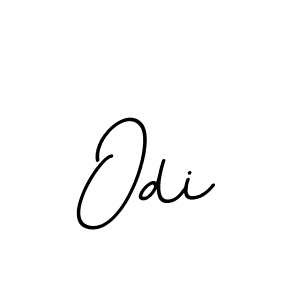 The best way (BallpointsItalic-DORy9) to make a short signature is to pick only two or three words in your name. The name Odi include a total of six letters. For converting this name. Odi signature style 11 images and pictures png