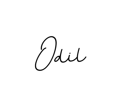 How to make Odil name signature. Use BallpointsItalic-DORy9 style for creating short signs online. This is the latest handwritten sign. Odil signature style 11 images and pictures png