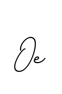 How to make Oe name signature. Use BallpointsItalic-DORy9 style for creating short signs online. This is the latest handwritten sign. Oe signature style 11 images and pictures png