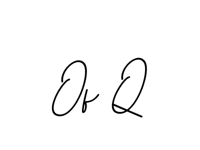 This is the best signature style for the Of Q name. Also you like these signature font (BallpointsItalic-DORy9). Mix name signature. Of Q signature style 11 images and pictures png