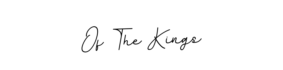 The best way (BallpointsItalic-DORy9) to make a short signature is to pick only two or three words in your name. The name Of The Kings include a total of six letters. For converting this name. Of The Kings signature style 11 images and pictures png