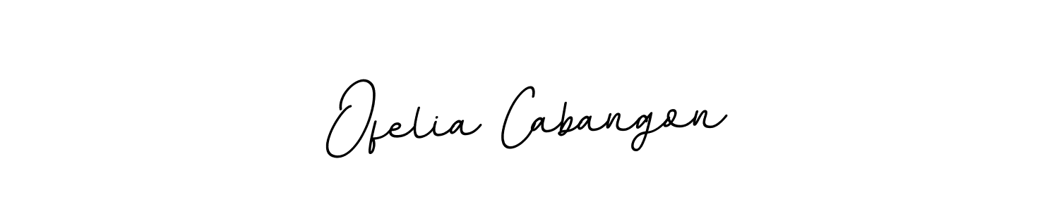 How to make Ofelia Cabangon signature? BallpointsItalic-DORy9 is a professional autograph style. Create handwritten signature for Ofelia Cabangon name. Ofelia Cabangon signature style 11 images and pictures png