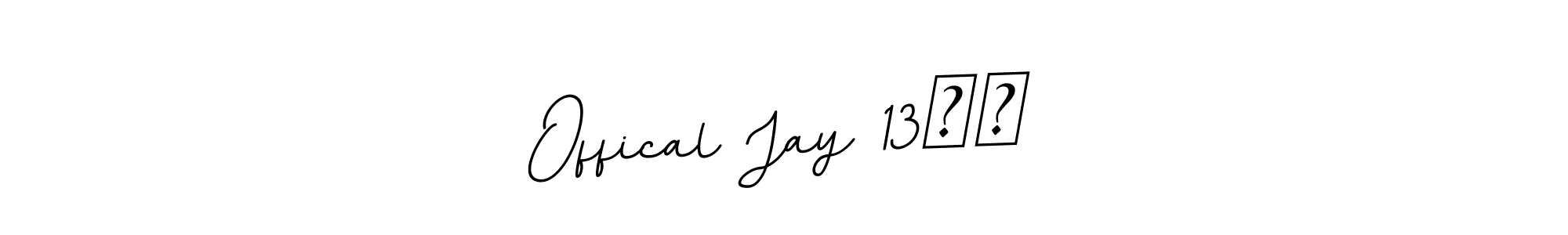 Here are the top 10 professional signature styles for the name Offical Jay 13❣️. These are the best autograph styles you can use for your name. Offical Jay 13❣️ signature style 11 images and pictures png