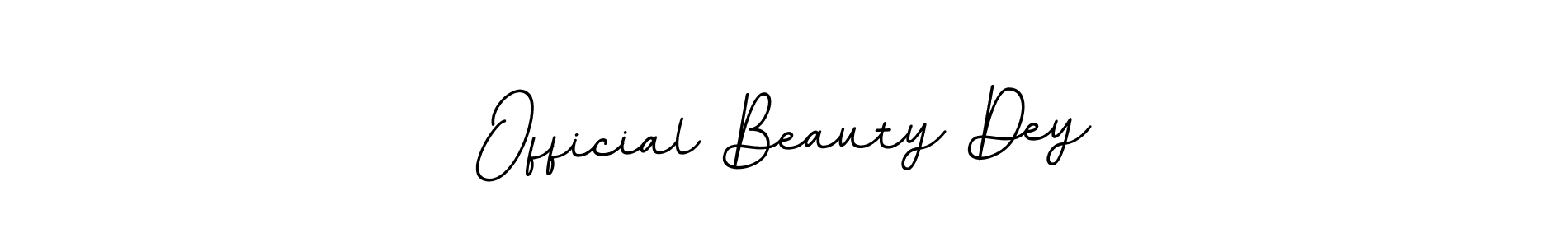 It looks lik you need a new signature style for name Official Beauty Dey. Design unique handwritten (BallpointsItalic-DORy9) signature with our free signature maker in just a few clicks. Official Beauty Dey signature style 11 images and pictures png