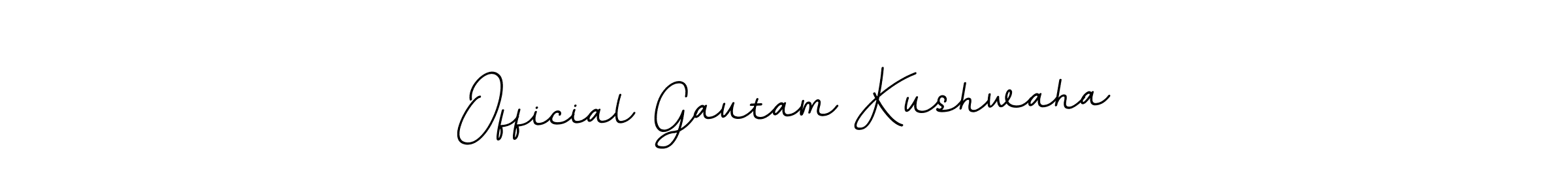 Official Gautam Kushwaha stylish signature style. Best Handwritten Sign (BallpointsItalic-DORy9) for my name. Handwritten Signature Collection Ideas for my name Official Gautam Kushwaha. Official Gautam Kushwaha signature style 11 images and pictures png