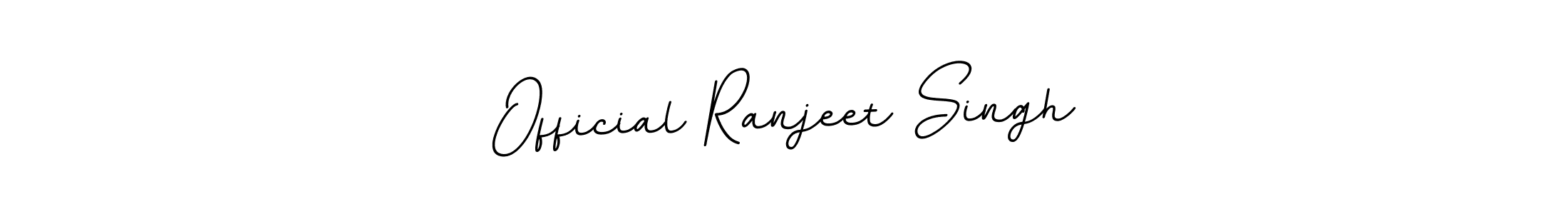 You should practise on your own different ways (BallpointsItalic-DORy9) to write your name (Official Ranjeet Singh) in signature. don't let someone else do it for you. Official Ranjeet Singh signature style 11 images and pictures png