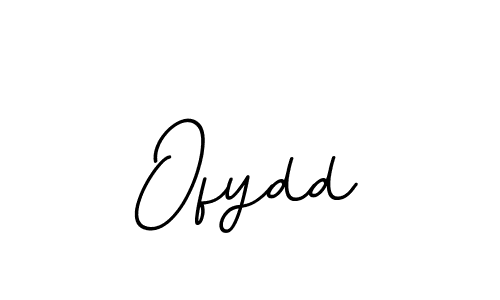 How to make Ofydd name signature. Use BallpointsItalic-DORy9 style for creating short signs online. This is the latest handwritten sign. Ofydd signature style 11 images and pictures png