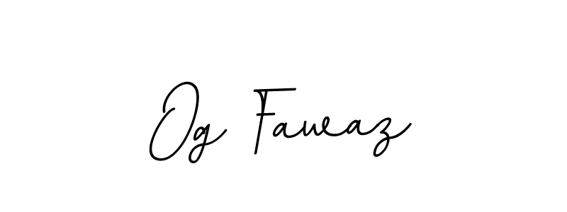 Og Fawaz stylish signature style. Best Handwritten Sign (BallpointsItalic-DORy9) for my name. Handwritten Signature Collection Ideas for my name Og Fawaz. Og Fawaz signature style 11 images and pictures png