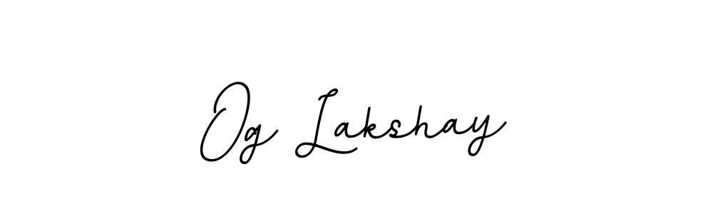 Make a beautiful signature design for name Og Lakshay. With this signature (BallpointsItalic-DORy9) style, you can create a handwritten signature for free. Og Lakshay signature style 11 images and pictures png