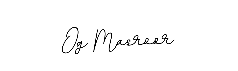 Make a beautiful signature design for name Og Masroor. Use this online signature maker to create a handwritten signature for free. Og Masroor signature style 11 images and pictures png