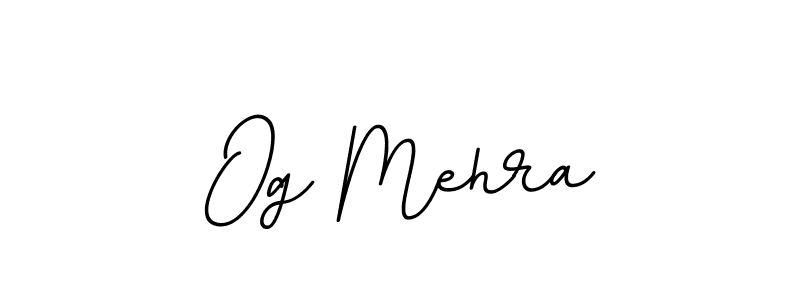 Og Mehra stylish signature style. Best Handwritten Sign (BallpointsItalic-DORy9) for my name. Handwritten Signature Collection Ideas for my name Og Mehra. Og Mehra signature style 11 images and pictures png