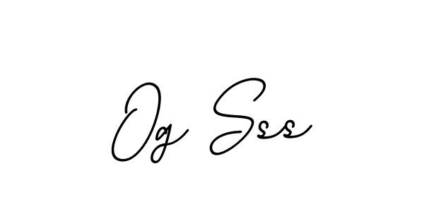 Create a beautiful signature design for name Og Sss. With this signature (BallpointsItalic-DORy9) fonts, you can make a handwritten signature for free. Og Sss signature style 11 images and pictures png