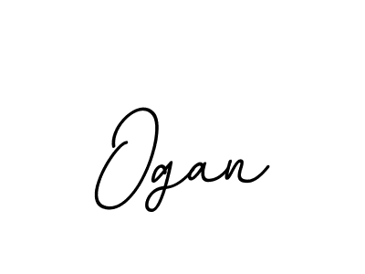 How to make Ogan name signature. Use BallpointsItalic-DORy9 style for creating short signs online. This is the latest handwritten sign. Ogan signature style 11 images and pictures png