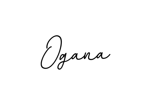 Make a beautiful signature design for name Ogana. With this signature (BallpointsItalic-DORy9) style, you can create a handwritten signature for free. Ogana signature style 11 images and pictures png