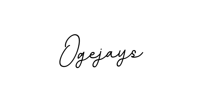 How to make Ogejays name signature. Use BallpointsItalic-DORy9 style for creating short signs online. This is the latest handwritten sign. Ogejays signature style 11 images and pictures png