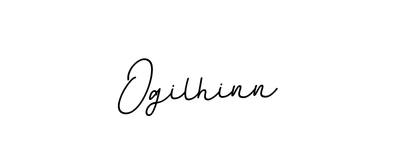 Make a beautiful signature design for name Ogilhinn. With this signature (BallpointsItalic-DORy9) style, you can create a handwritten signature for free. Ogilhinn signature style 11 images and pictures png