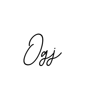 Make a beautiful signature design for name Ogj. With this signature (BallpointsItalic-DORy9) style, you can create a handwritten signature for free. Ogj signature style 11 images and pictures png