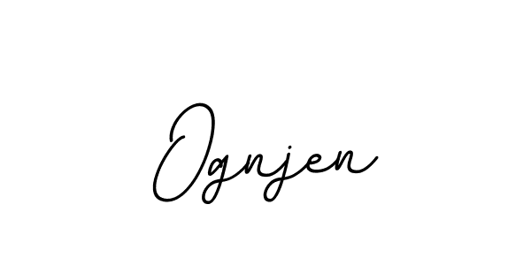 This is the best signature style for the Ognjen name. Also you like these signature font (BallpointsItalic-DORy9). Mix name signature. Ognjen signature style 11 images and pictures png
