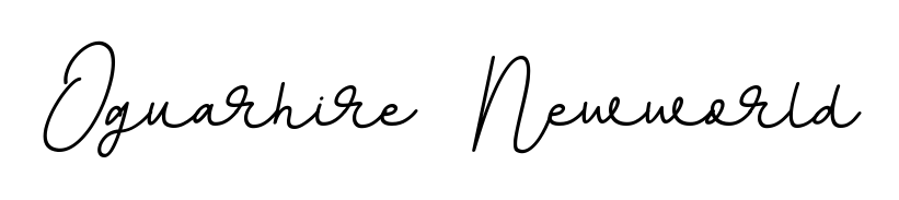 Create a personalized artistic stamp with Oguarhire  Newworld in BallpointsItalic-DORy9 font. Perfect for visual artists, designers, and influencers. Oguarhire  Newworld signature style 11 images and pictures png