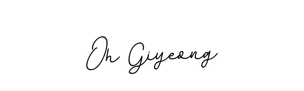 The best way (BallpointsItalic-DORy9) to make a short signature is to pick only two or three words in your name. The name Oh Giyeong include a total of six letters. For converting this name. Oh Giyeong signature style 11 images and pictures png