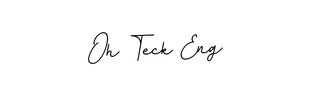Make a beautiful signature design for name Oh Teck Eng. With this signature (BallpointsItalic-DORy9) style, you can create a handwritten signature for free. Oh Teck Eng signature style 11 images and pictures png