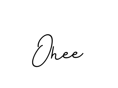 How to make Ohee name signature. Use BallpointsItalic-DORy9 style for creating short signs online. This is the latest handwritten sign. Ohee signature style 11 images and pictures png