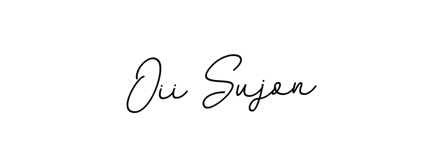 Design your own signature with our free online signature maker. With this signature software, you can create a handwritten (BallpointsItalic-DORy9) signature for name Oii Sujon. Oii Sujon signature style 11 images and pictures png