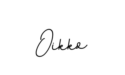 How to make Oikko signature? BallpointsItalic-DORy9 is a professional autograph style. Create handwritten signature for Oikko name. Oikko signature style 11 images and pictures png