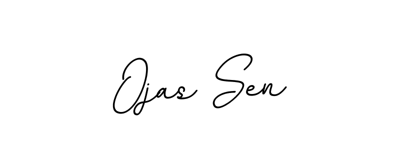 Create a beautiful signature design for name Ojas Sen. With this signature (BallpointsItalic-DORy9) fonts, you can make a handwritten signature for free. Ojas Sen signature style 11 images and pictures png