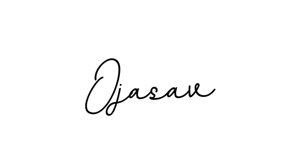 Ojasav stylish signature style. Best Handwritten Sign (BallpointsItalic-DORy9) for my name. Handwritten Signature Collection Ideas for my name Ojasav. Ojasav signature style 11 images and pictures png