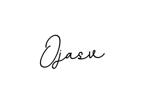 Design your own signature with our free online signature maker. With this signature software, you can create a handwritten (BallpointsItalic-DORy9) signature for name Ojasv. Ojasv signature style 11 images and pictures png