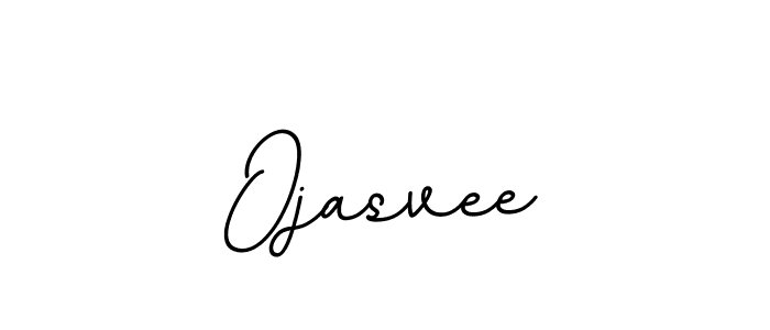 Ojasvee stylish signature style. Best Handwritten Sign (BallpointsItalic-DORy9) for my name. Handwritten Signature Collection Ideas for my name Ojasvee. Ojasvee signature style 11 images and pictures png