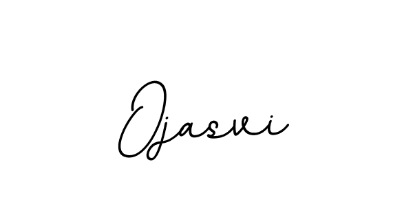 Create a beautiful signature design for name Ojasvi. With this signature (BallpointsItalic-DORy9) fonts, you can make a handwritten signature for free. Ojasvi signature style 11 images and pictures png