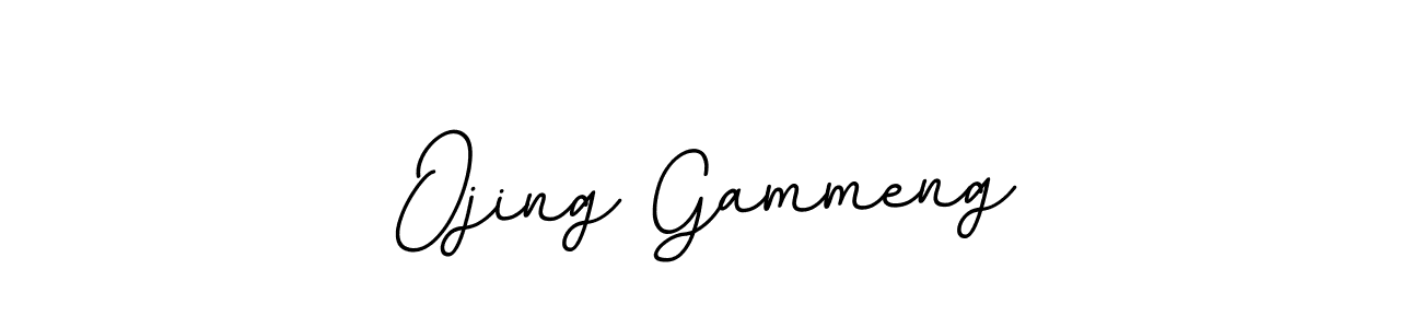 You should practise on your own different ways (BallpointsItalic-DORy9) to write your name (Ojing Gammeng) in signature. don't let someone else do it for you. Ojing Gammeng signature style 11 images and pictures png