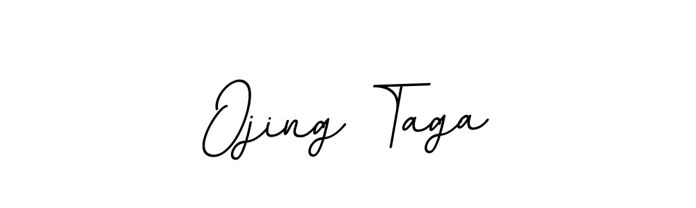 Design your own signature with our free online signature maker. With this signature software, you can create a handwritten (BallpointsItalic-DORy9) signature for name Ojing Taga. Ojing Taga signature style 11 images and pictures png