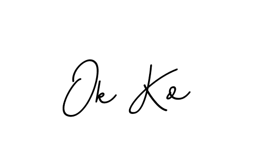 Also we have Ok Ko name is the best signature style. Create professional handwritten signature collection using BallpointsItalic-DORy9 autograph style. Ok Ko signature style 11 images and pictures png