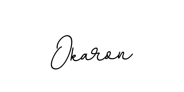 Once you've used our free online signature maker to create your best signature BallpointsItalic-DORy9 style, it's time to enjoy all of the benefits that Okaron name signing documents. Okaron signature style 11 images and pictures png
