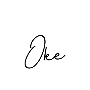 How to make Oke name signature. Use BallpointsItalic-DORy9 style for creating short signs online. This is the latest handwritten sign. Oke signature style 11 images and pictures png