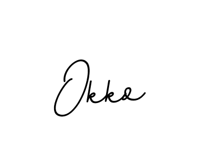 BallpointsItalic-DORy9 is a professional signature style that is perfect for those who want to add a touch of class to their signature. It is also a great choice for those who want to make their signature more unique. Get Okko name to fancy signature for free. Okko signature style 11 images and pictures png