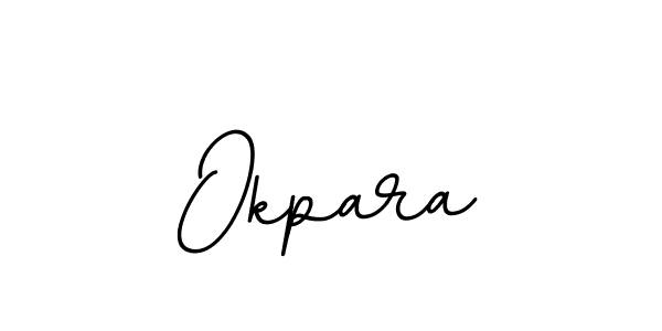 Make a beautiful signature design for name Okpara. With this signature (BallpointsItalic-DORy9) style, you can create a handwritten signature for free. Okpara signature style 11 images and pictures png