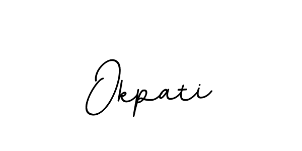 How to make Okpati signature? BallpointsItalic-DORy9 is a professional autograph style. Create handwritten signature for Okpati name. Okpati signature style 11 images and pictures png