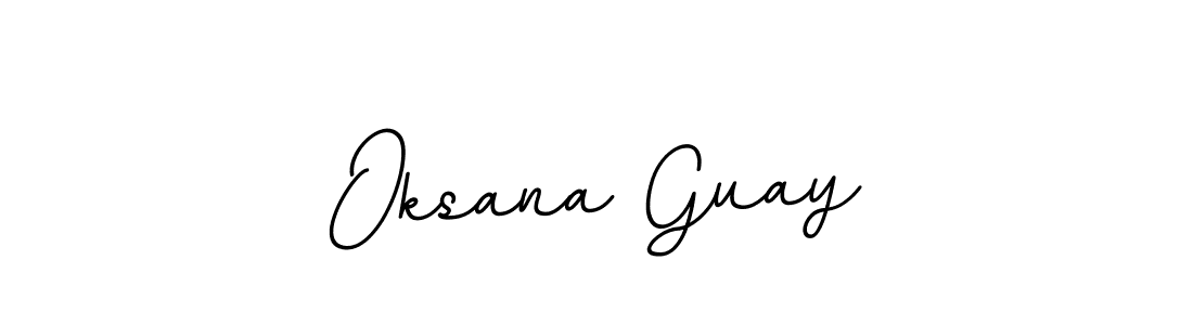 Also You can easily find your signature by using the search form. We will create Oksana Guay name handwritten signature images for you free of cost using BallpointsItalic-DORy9 sign style. Oksana Guay signature style 11 images and pictures png