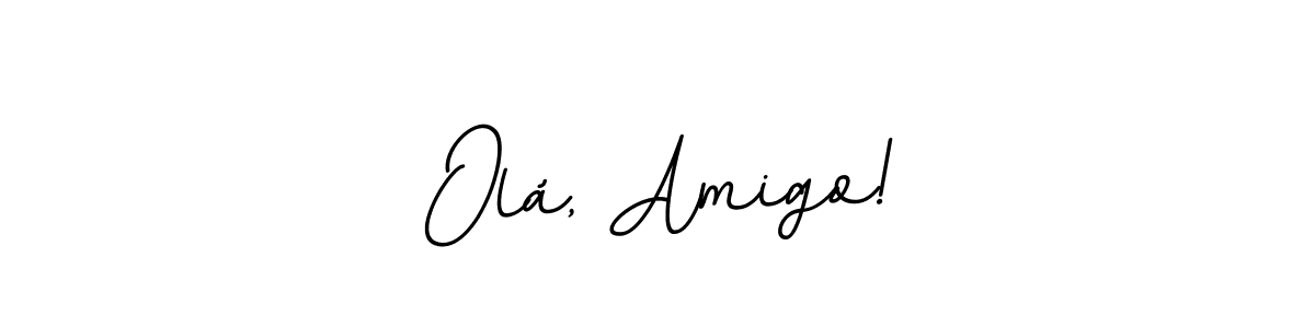 The best way (BallpointsItalic-DORy9) to make a short signature is to pick only two or three words in your name. The name Olá, Amigo! include a total of six letters. For converting this name. Olá, Amigo! signature style 11 images and pictures png