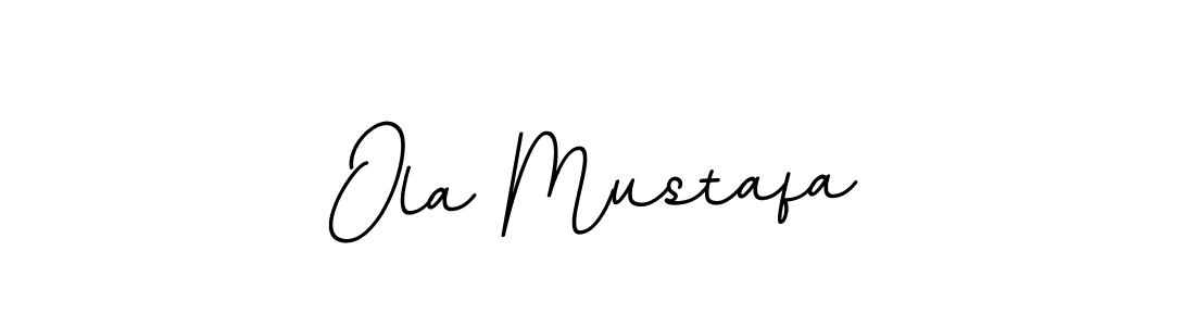 It looks lik you need a new signature style for name Ola Mustafa. Design unique handwritten (BallpointsItalic-DORy9) signature with our free signature maker in just a few clicks. Ola Mustafa signature style 11 images and pictures png