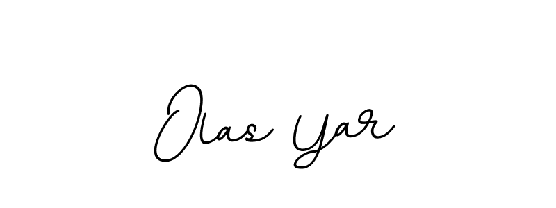 Create a beautiful signature design for name Olas Yar. With this signature (BallpointsItalic-DORy9) fonts, you can make a handwritten signature for free. Olas Yar signature style 11 images and pictures png