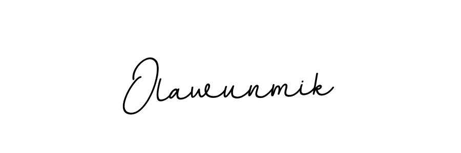 Create a beautiful signature design for name Olawunmik. With this signature (BallpointsItalic-DORy9) fonts, you can make a handwritten signature for free. Olawunmik signature style 11 images and pictures png
