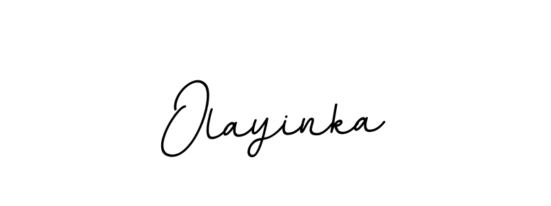 Create a beautiful signature design for name Olayinka. With this signature (BallpointsItalic-DORy9) fonts, you can make a handwritten signature for free. Olayinka signature style 11 images and pictures png