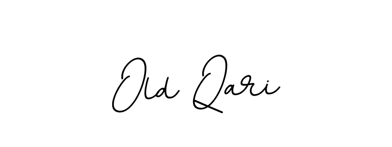 Create a beautiful signature design for name Old Qari. With this signature (BallpointsItalic-DORy9) fonts, you can make a handwritten signature for free. Old Qari signature style 11 images and pictures png